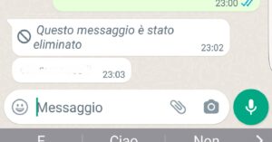 Come recuperare un messaggio eliminato su WhatsApp