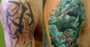 19 tatuaggi falliti che i bravi tatuatori hanno trasformato in bellissime opere d’arte