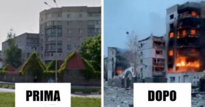 18 tristi foto “prima e dopo” la guerra in Ucraina