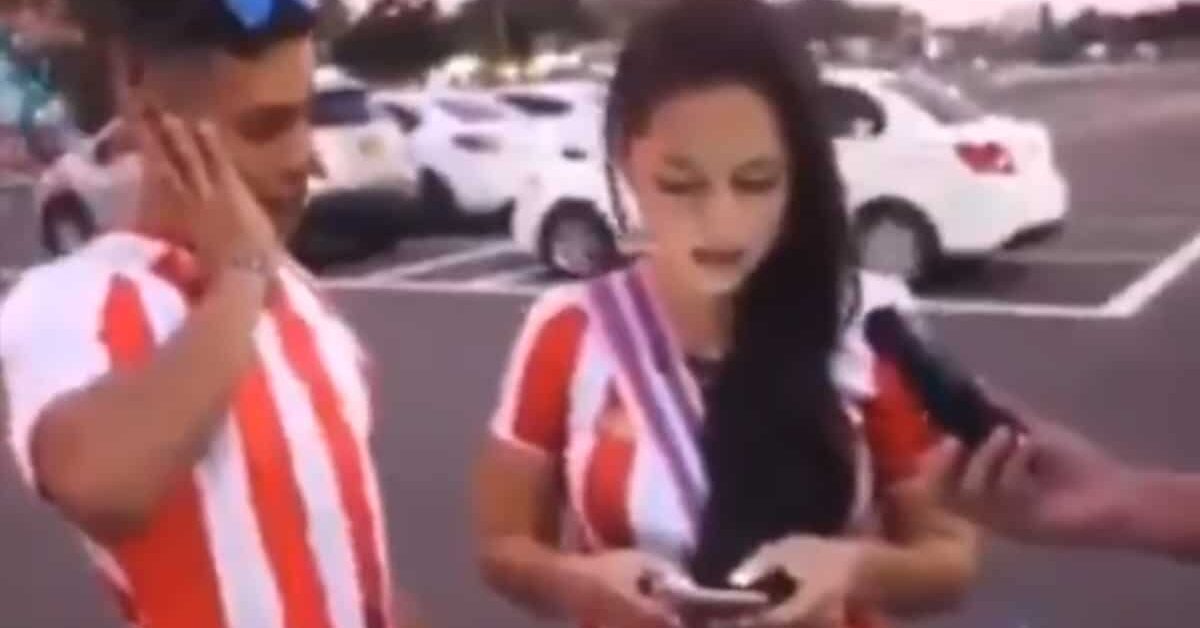 La fidanzata scopre l'infedeltà mentre venivano intervistati da un