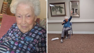 La nonna di 102 anni tiene lezioni di ginnastica quattro volte a settimana nella casa di cura