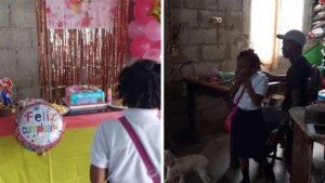 La reazione commovente di una ragazza quando ha visto la festa a sorpresa che la sua famiglia le ha organizzato (VIDEO)