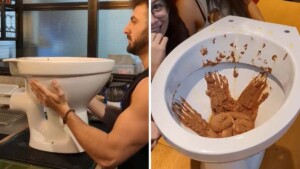 Il ristorante diventa Virale per il modo stravagante di servire il gelato al cioccolato (VIDEO)