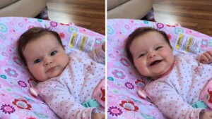 A soli 11 settimane, la piccola pronuncia la sua prima parola: il video ti strapperà un sorriso.
