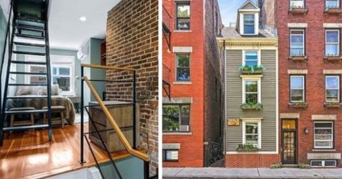 La casa più stretta di Boston, costruita per dispetto, è stata messa in