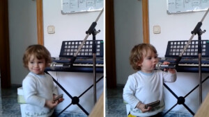 Adorabile bimbo di 2 anni canta il blues, dopo prende l’armonica facendo commuovere il padre