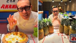 Sorbillo, famoso pizzaiolo italiano, aggiunge la pizza all’ananas al menù, scatenando controversie