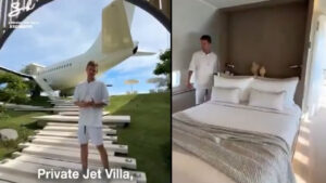 Trasforma un Boeing 737 in una villa con interni di lusso e vista mozzafiato (Video)