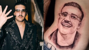 Un Fan di Geolier si è tatuato il volto del rapper sulla pelle: il gesto indelebile