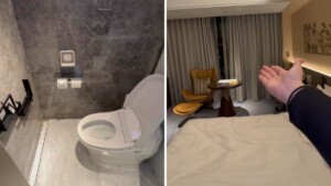 È andato in un hotel a cinque stelle in Corea del Sud e ha mostrato le stravaganti strutture delle camere (VIDEO)
