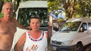 Coppia di pensionati trasformano un furgone in casa mobile per esplorare il mondo: la loro storia su TikTok