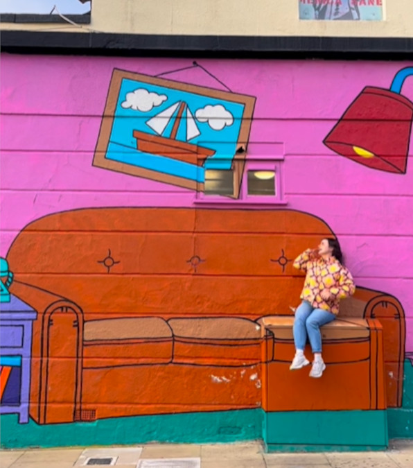 il murale dei Simpson nel cuore di Camden