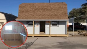 Un uomo mostra come trasformare un capannone da 16.000 dollari in una piccola casa