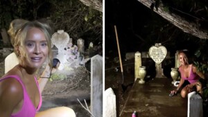 Una “tiktoker” diventa virale per essersi intrufolato in un cimitero per pulire le tombe senza permesso