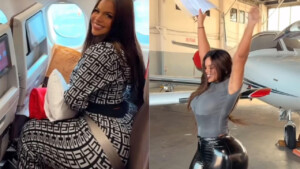 Modella curvy non riusciva ad adattarsi ai posti aerei troppo piccoli per lei e compra un jet privato (Video)