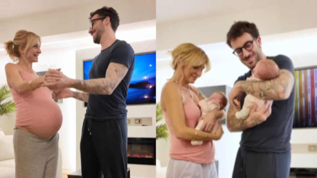 Andreas Muller e Veronica Peparini ad un mese dalla nascita delle gemelline condividono un video emozionante