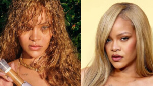 Rihanna lancia la sua linea di prodotti Fenty Beauty e si mostra con i suoi capelli al naturale, senza parrucche